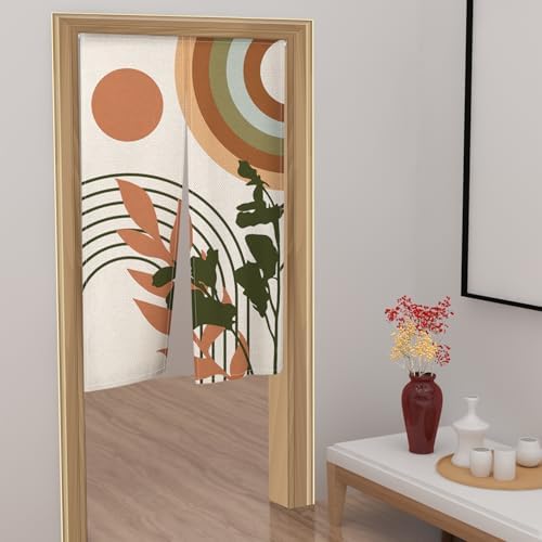 Leowefowa Japanese Noren Door Curtain 1
