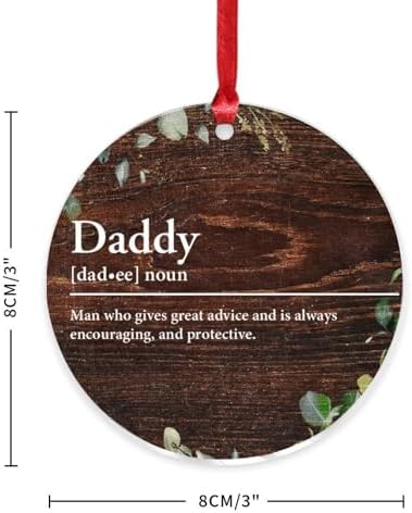 3 Inch Acrylic Christmas Ornaments 2024 Decorative Hanging Baubles