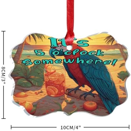 3 In Acrylic Christmas Ornaments 2024 Funny Decor