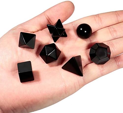 Amogeeli Platonic Solids Healing Crystal Set