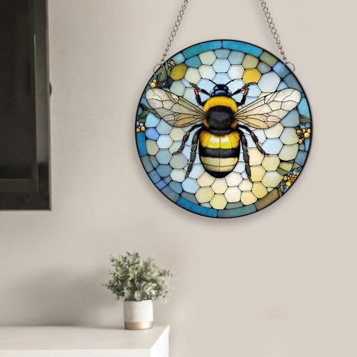 MATIHAY Bee Acrylic Window Hanging Decorations