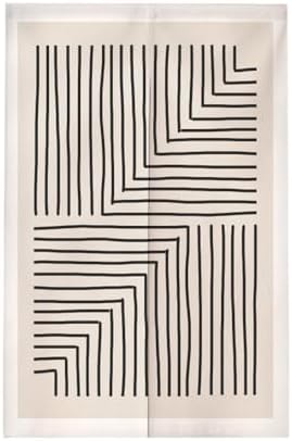Chickwin Japanese Door Curtain Geometry Noren Panel
