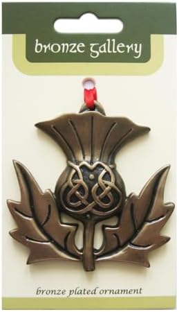 Royal Tara Bronze Scottish Thistle Hanging Ornament