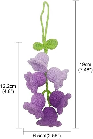 Owemtao Lily of The Valley Car Mirror Hanging Ornament