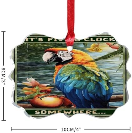 3 Inch Acrylic Christmas Ornaments 2024 Fun Decor Baubles