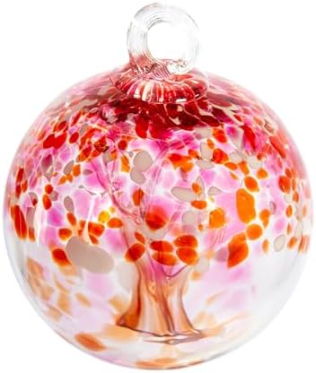 Dale Tiffany Hand Blown Glass Tree of Life Gazing Ball