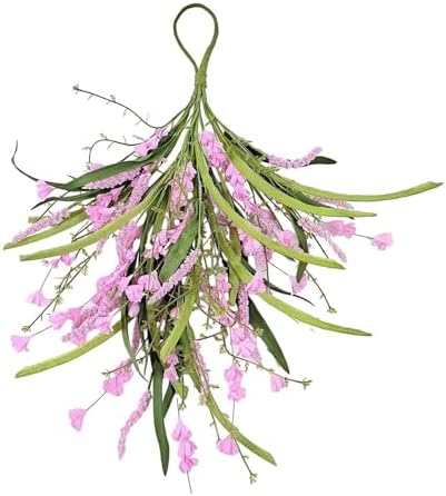 Koautios Front Door Teardrop Wreath Wall Hanging Decor