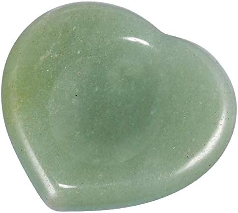 SUNYIK Heart Shaped Worry Stone Healing Crystal