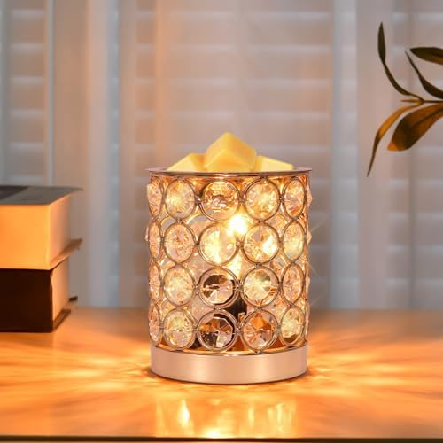 Crystal Wax Melt Warmer with Night Light