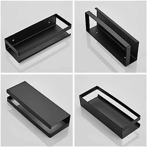 YuShiYan Floating Stainless Steel Shelves Set of 1 Black