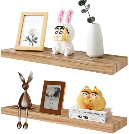Longtor Floating Shelves Set of 2 197In Wall Mount