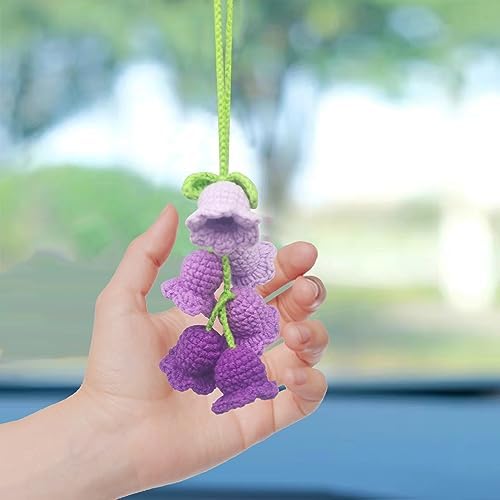Owemtao Lily of The Valley Car Mirror Hanging Ornament