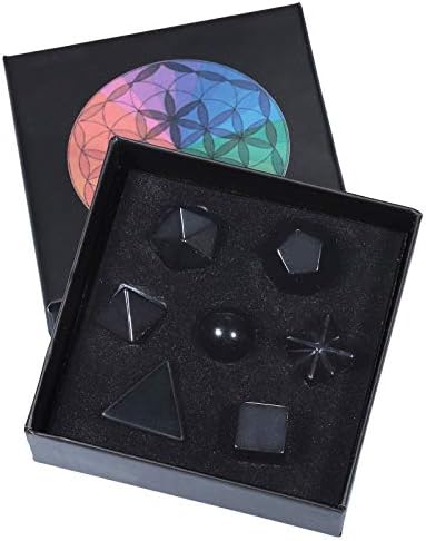 Amogeeli Platonic Solids Healing Crystal Set