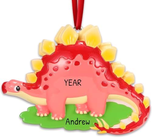 Personalized Dinosaur Christmas Ornament 2024