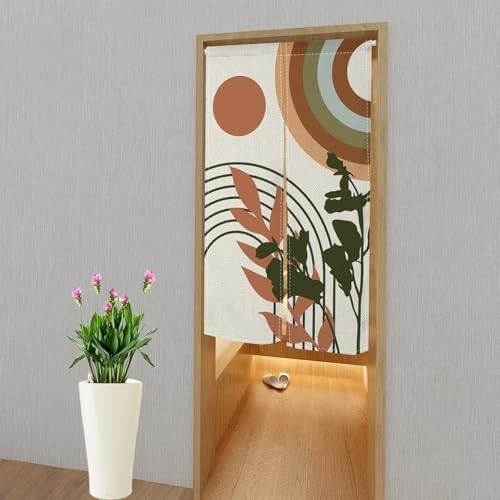 Leowefowa Japanese Noren Door Curtain 1