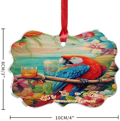3 Inch Acrylic Christmas Ornaments 2024
