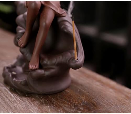 Purple Sand Incense Holder with Backflow Design