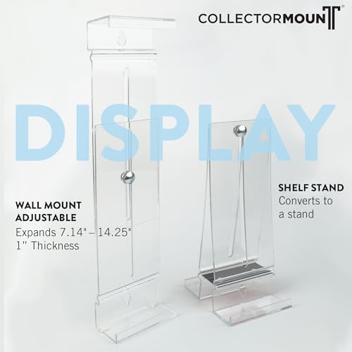CollectorMount Album Mount 2 Pack Clear Vinyl Display Frame Brackets