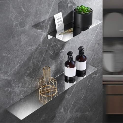 16 Inch Stainless Steel Wall Mounted Floating Shelf Decor
