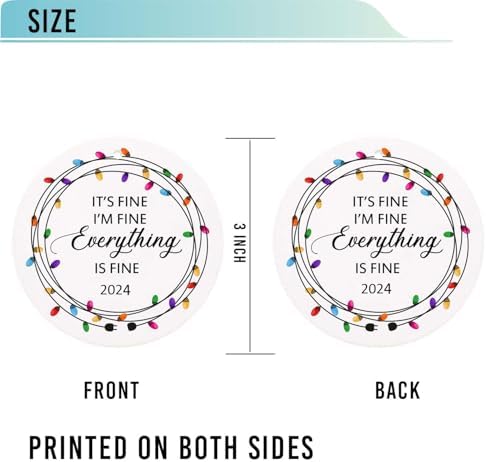 MEVRA Christmas Ornament 2022 Everything is Fine