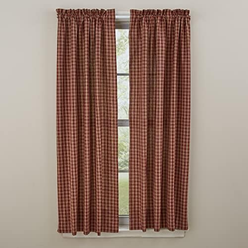 Park Designs Sturbridge Country Wine Panel Curtains 72x63