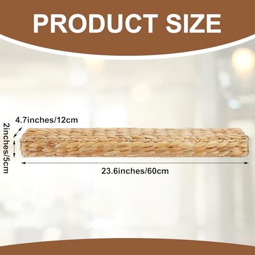 Pinkunn 2 Pack Rustic Floating Wall Shelves for Home Use