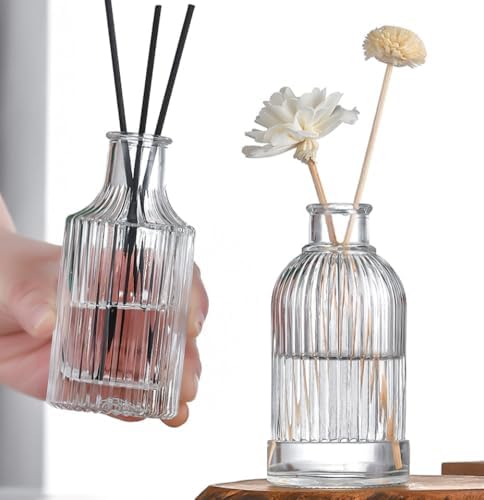 Erioctry 100ml Clear Glass Diffuser Bottle