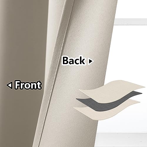AOSKY Door Curtains for Privacy Light Blocking