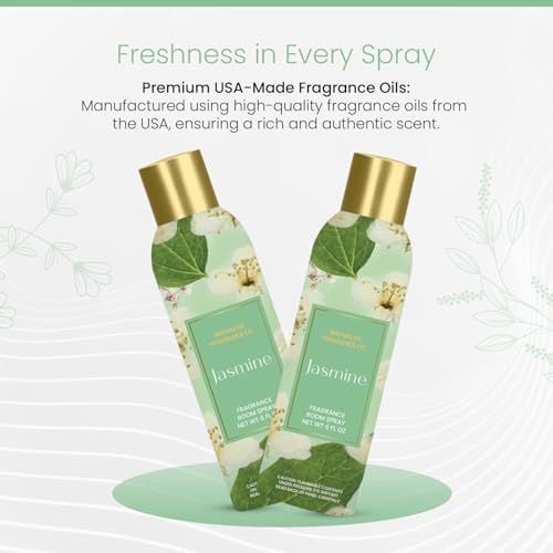Brooklyn Fragrance Co Spring Floral Room Spray - 6 Fl oz Premium Jasmine Air Freshener