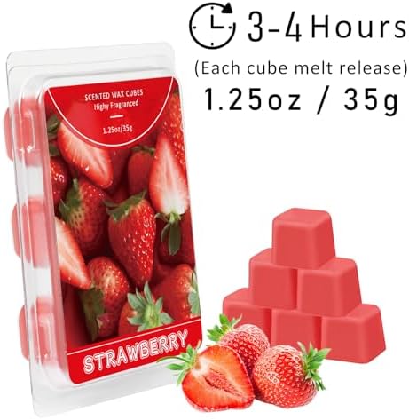 STRN Scented Wax Melts 6 Pack with Fruit Scents