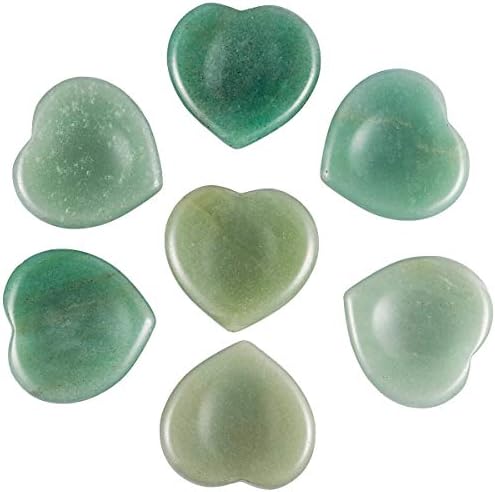 SUNYIK Heart Shaped Worry Stone Healing Crystal