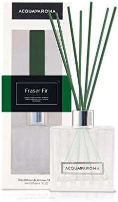 Acqua Aroma Fraser Fir Reed Diffuser 61 Fl Oz Christmas Scent