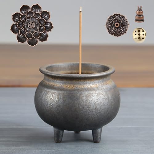 Antique Gilding Ceramic Incense Burner Stick Holder