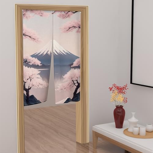 Leowefowa Japanese Noren Doorway Curtain Panel