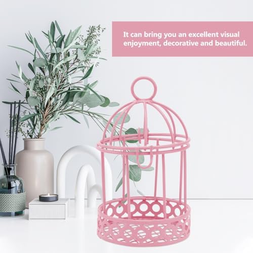 Mini Wrought Iron Birdcage Decor Set 6 Pcs