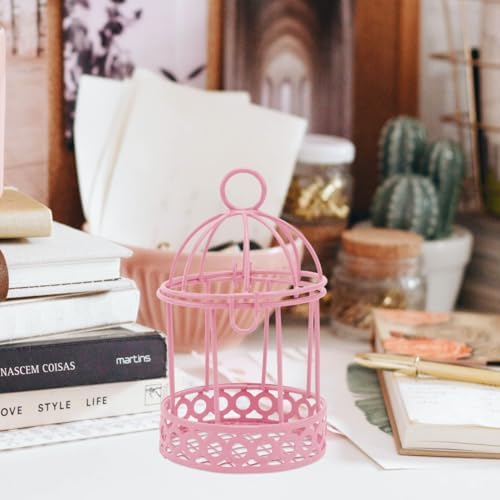 Mini Wrought Iron Birdcage Decor Set 6 Pcs