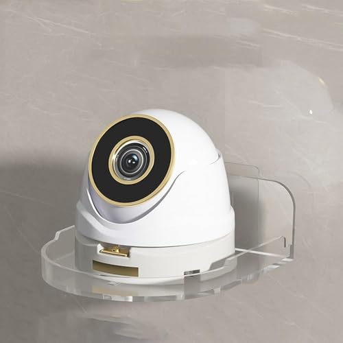 3pcs Clear Floating Shelf for Camera Baby Monitor and Smart Speaker