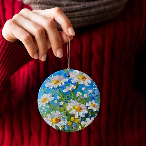Christmas Ornaments Ceramic Pendant Decor