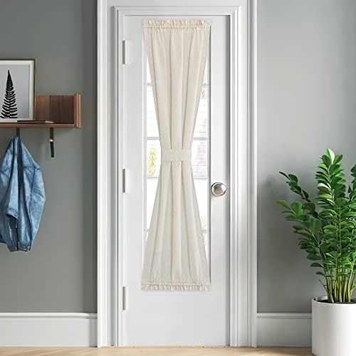 NICETOWN Natural Door Curtain for French Doors