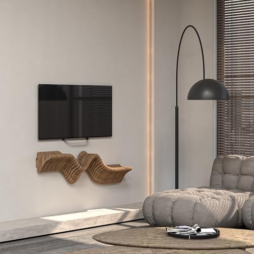 Batamex 40 Inch Wavy Floating Shelf TV Unit