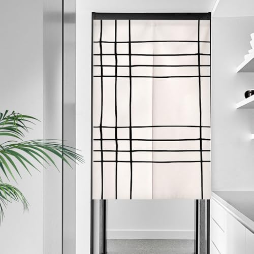 Chickwin Japanese Door Curtain Geometry Noren Panel