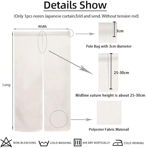 Japanese Noren Door Curtain with Koi Fish Print
