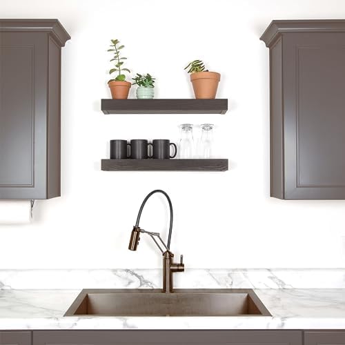 Hillman High Mighty Floating Shelf 18 Inch Holds 15lbs