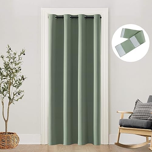 SHINELAND Thermal Insulated Curtain Panels for Hallway and Door