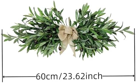 Faux Olive Swag Wreath 24 Inch Green Home Decor
