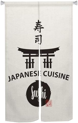 Japanese Noren Door Curtain Decor 283x472 Inches