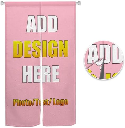 Custom Japanese Noren Curtain Double Sided for Door Divider