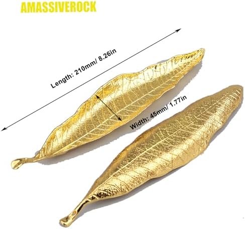Leaf Shaped Incense Holder for Sticks and Cones