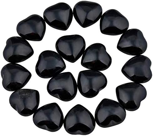 Rockcloud Black Obsidian Worry Stones Pack of 10