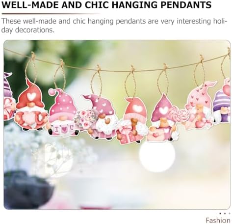 LUOZZY 16pcs Valentine Gnome Hanging Decorations
